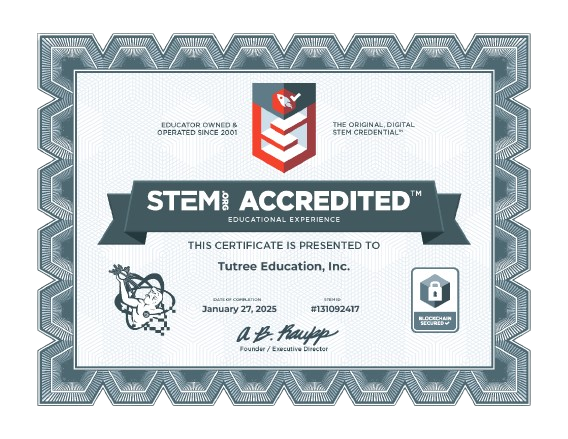 STEM Certificate for Kids | Online Coding & Math Classes